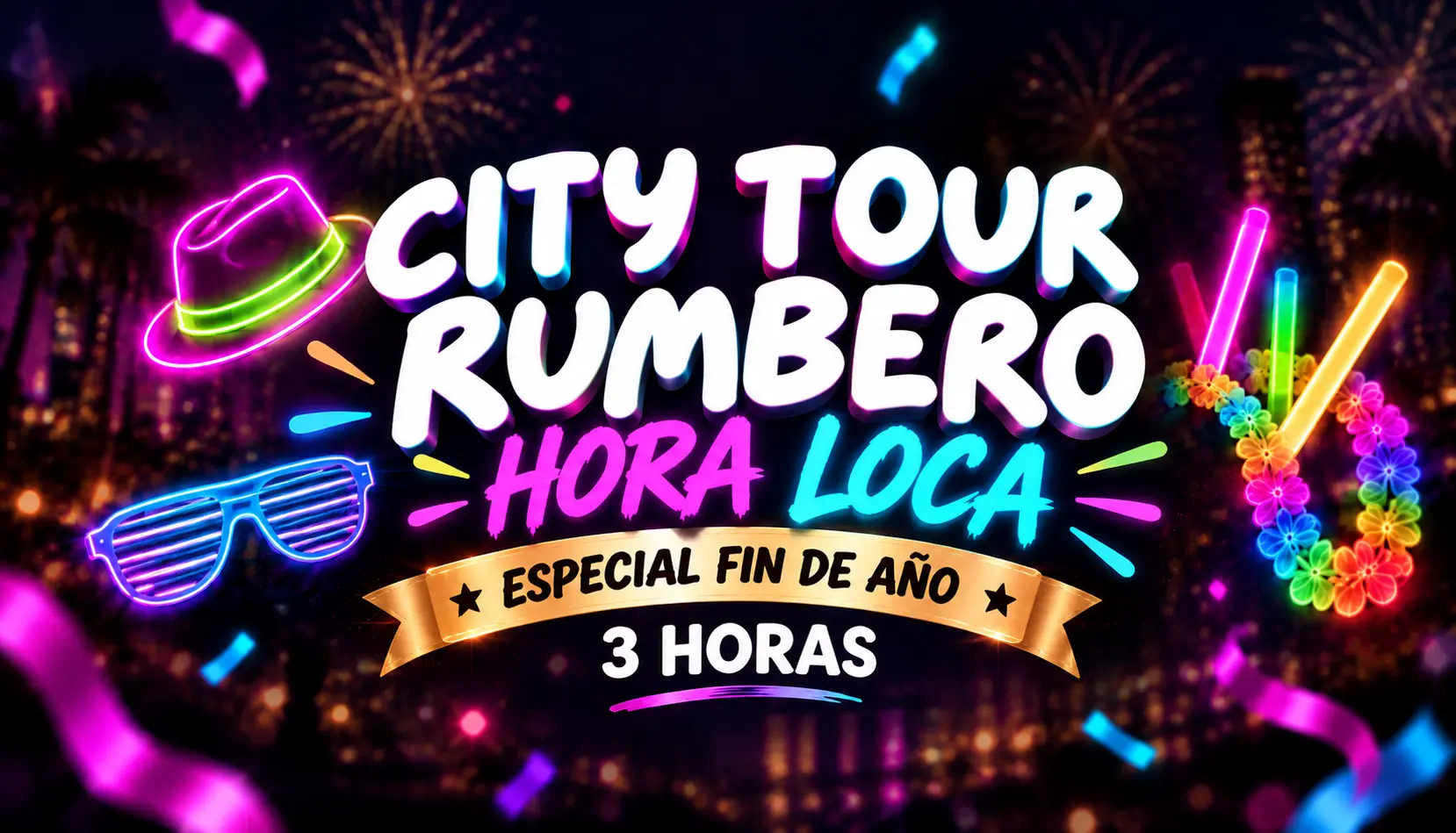 City Tour Rumbero 3H + Hora Loca